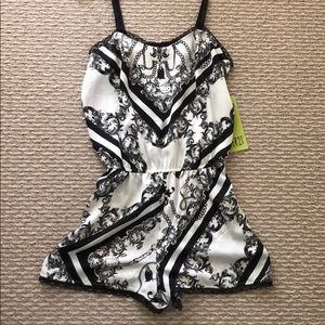 Forever21 Hello Kitty Jumpsuit Romper Silk Small S